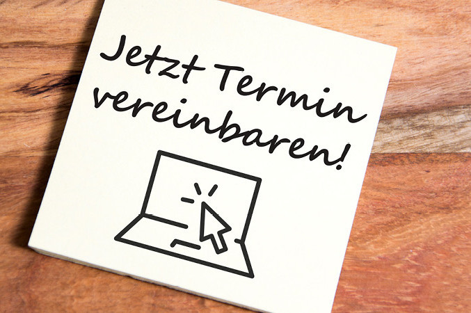 Teaser für Online-Terminvereinbarung
